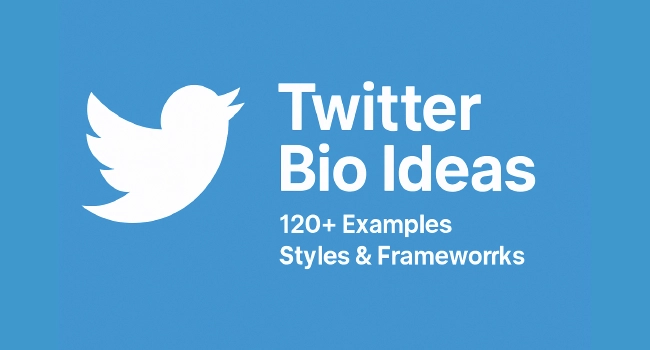 Twitter Bio Ideas: Examples, Tips & Frameworks for Every Profile
