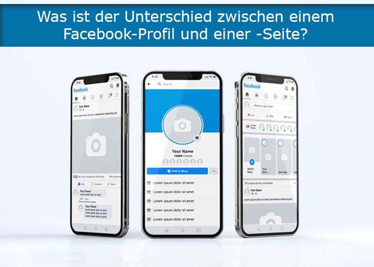 Was unterscheidet eine Facebook-Profil von einer -Seite?