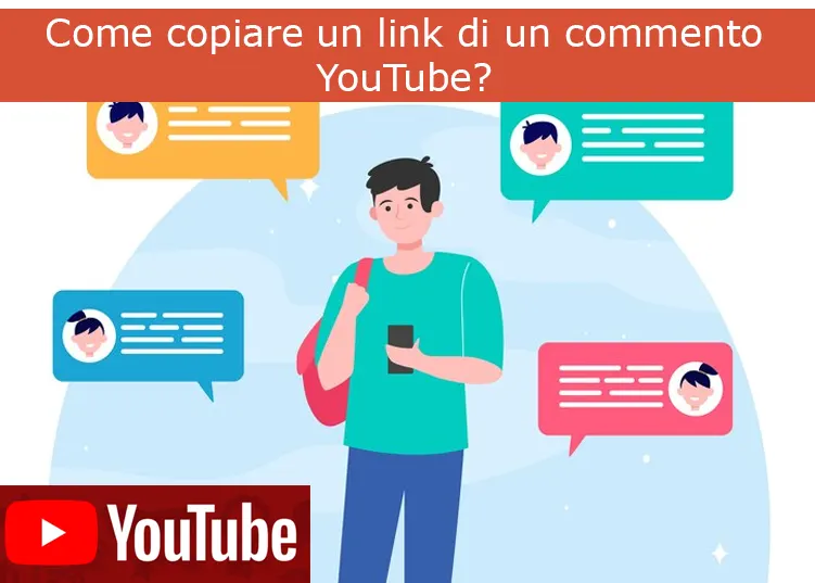 Come copiare un link di un commento YouTube?