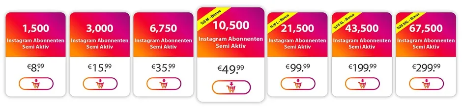 Günstige Follower und Likes kaufen vom intern. Branchenprimus.