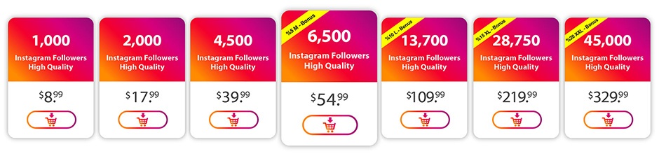 Buy Cheap Followers and Likes at the best rates globally.