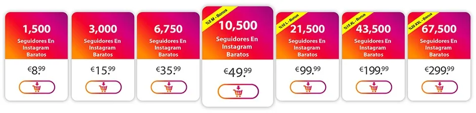 Compra Seguidores baratos y compra Likes baratos.