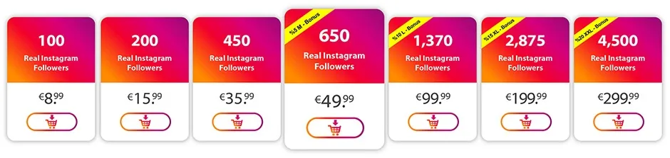 Compra Seguidores baratos y compra Likes baratos.