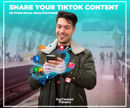 Share your TikTok content to other social media platforms Share your TikTok content to other social media platforms