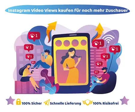 Instagram Video Views kaufen für noch mehr Zuschauer