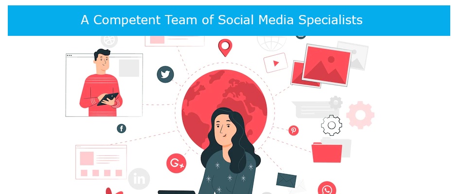 A Competent Team of Social Media Specialists