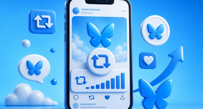 Comprar reposts no Bluesky