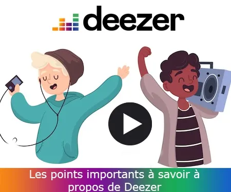 Les points importants à savoir à propos de Deezer