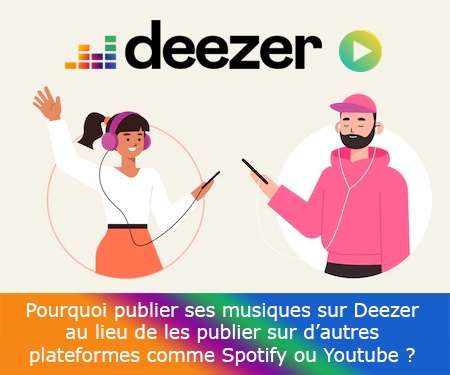 Pourquoi publier ses musiques sur Deezer au lieu de les publier sur d’autres plateformes comme Spotify ou Youtube ?