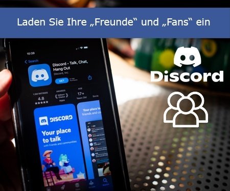 Laden Sie Ihre „Freunde“ und „Fans“ ein Laden Sie Ihre „Freunde“ und „Fans“ ein