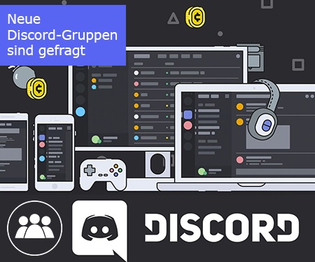 Neue Discord-Gruppen sind gefragt Neue Discord-Gruppen sind gefragt
