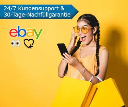 24/7 Kundensupport & 30-Tage-Nachfüllgarantie 24/7 Kundensupport & 30-Tage-Nachfüllgarantie