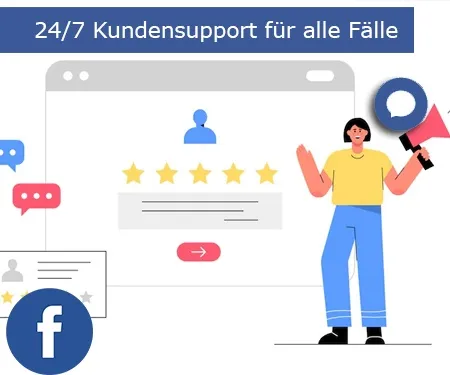 24/7 Kundensupport für alle Fälle