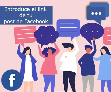 Introduce el link de tu post de Facebook