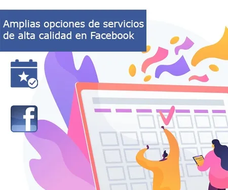 Amplias opciones de servicios de alta calidad en Facebook