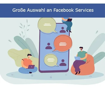 Große Auswahl an Facebook Services