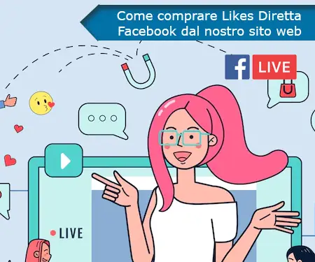 Come comprare Likes Diretta Facebook dal nostro sito web