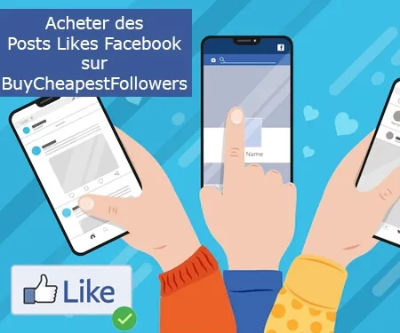 Acheter des Posts Likes Facebook sur BuyCheapestFollowers