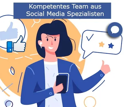 Kompetentes Team aus Social Media Spezialisten