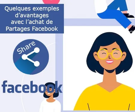 Quelques exemples d’avantages avec l’achat de Partages Facebook