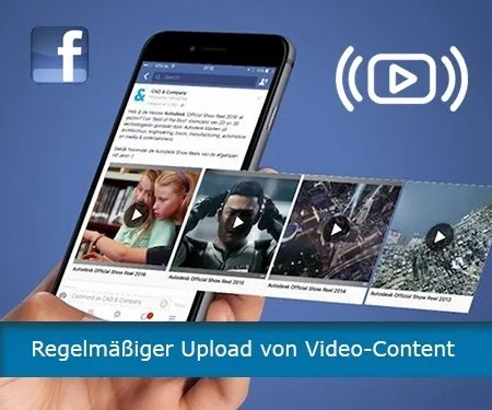 Regelmäßiger Upload von Video-Content