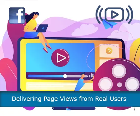 Delivering Page Views from Real Users