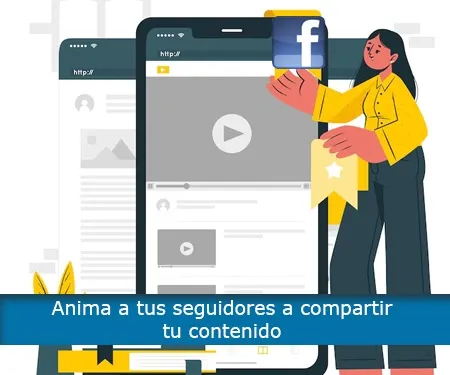 Anima a tus seguidores a compartir tu contenido