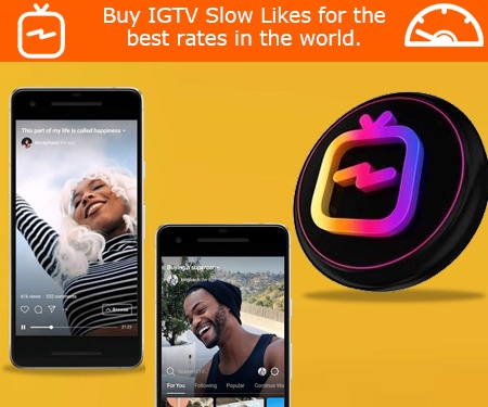 Buy IGTV Slow Likes for the best rates in the world Buy IGTV Slow Likes for the best rates in the world