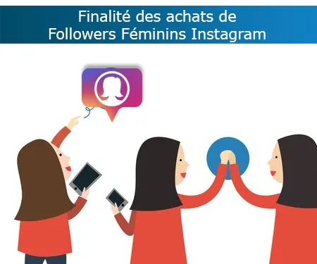 Finalité des achats de Followers Féminins Instagram