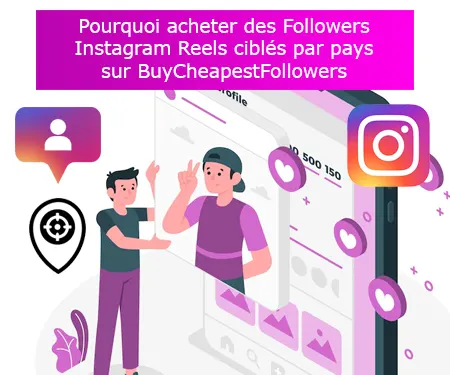 Pourquoi acheter des Followers Instagram Reels ciblés par pays sur BuyCheapestFollowers
