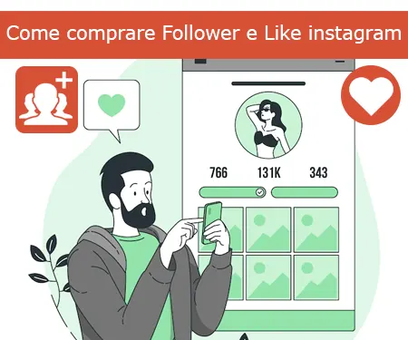 Come comprare Follower e Like instagram