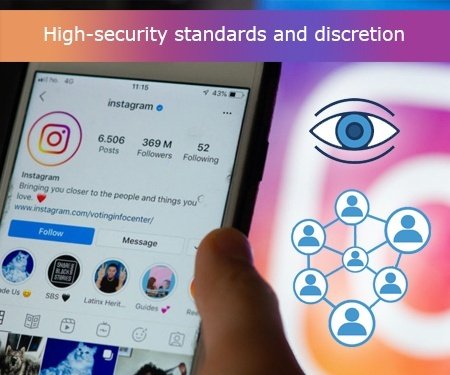 High-security standards and discretion High-security standards and discretion