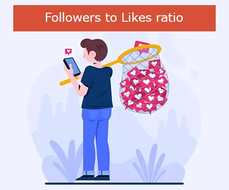 Followers to Likes ratio