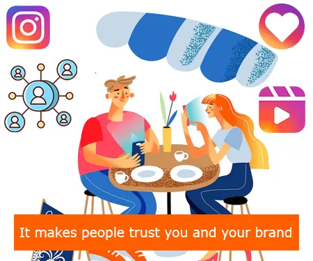 It makes people trust you and your brand
