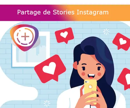 Partage de Stories Instagram