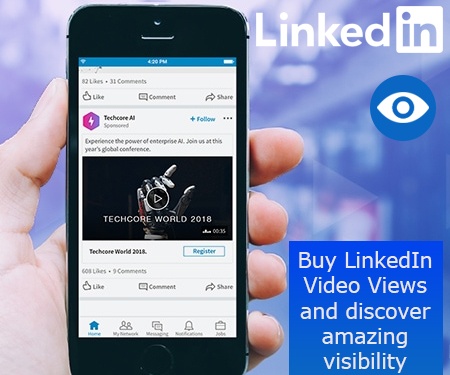 Buy LinkedIn Video Views and increase your interactions