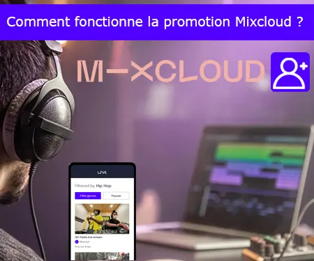 Comment fonctionne la promotion Mixcloud ?