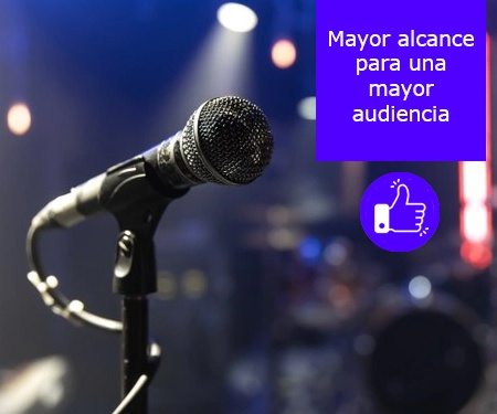 Mayor alcance para una mayor audiencia Mayor alcance para una mayor audiencia