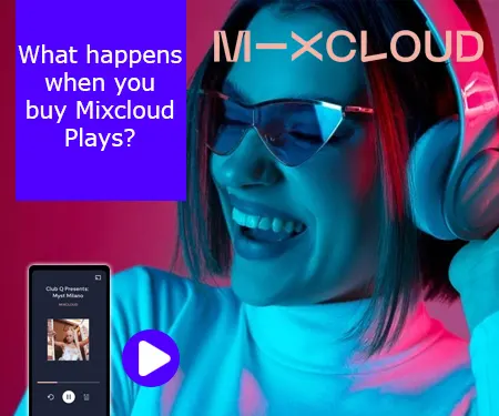 What happens when you buy Mixcloud Plays?