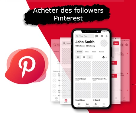 Acheter des followers Pinterest Acheter des followers Pinterest
