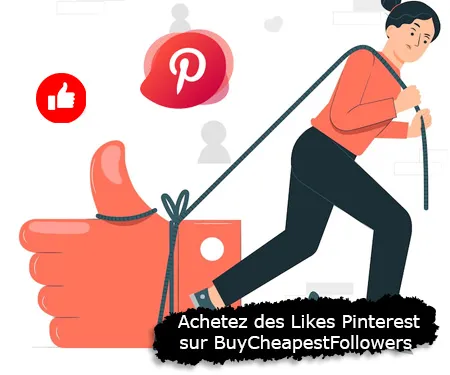 Achetez des Likes Pinterest sur BuyCheapestFollowers