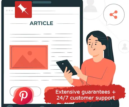 Extensive guarantees + 24/7 customer support