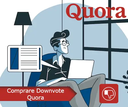 Comprare Downvote Quora