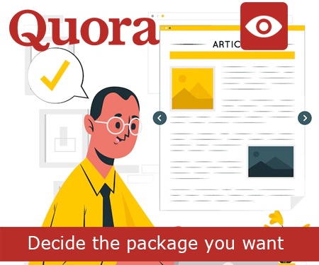 Decide the package you want