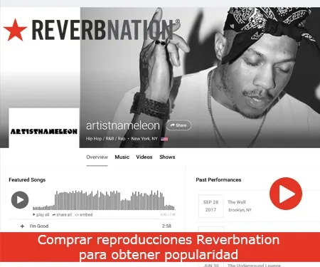 Comprar reproducciones Reverbnation para obtener popularidad