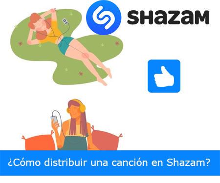 ¿Cómo distribuir una canción en Shazam?