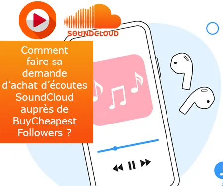 Comment faire sa demande d’achat d’écoutes SoundCloud auprès de BuyCheapestFollowers ?