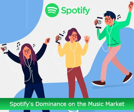 Spotify's dominance on the Music market