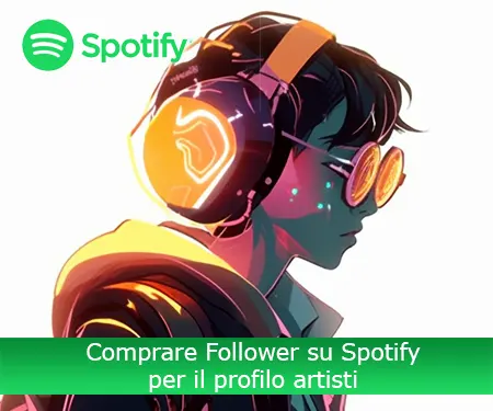 Comprare Follower su Spotify per il profilo artisti