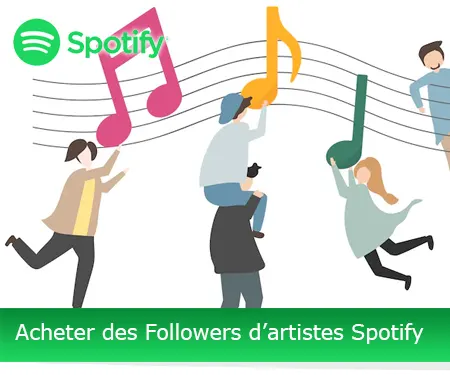 Acheter des Followers d’artistes Spotify